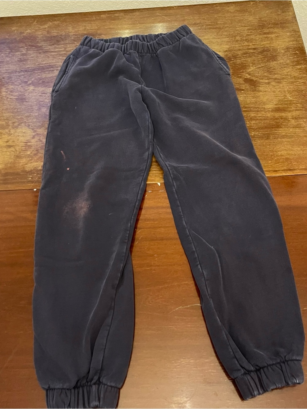 Brandy Melville Dark Navy Elastic Waist Joggers